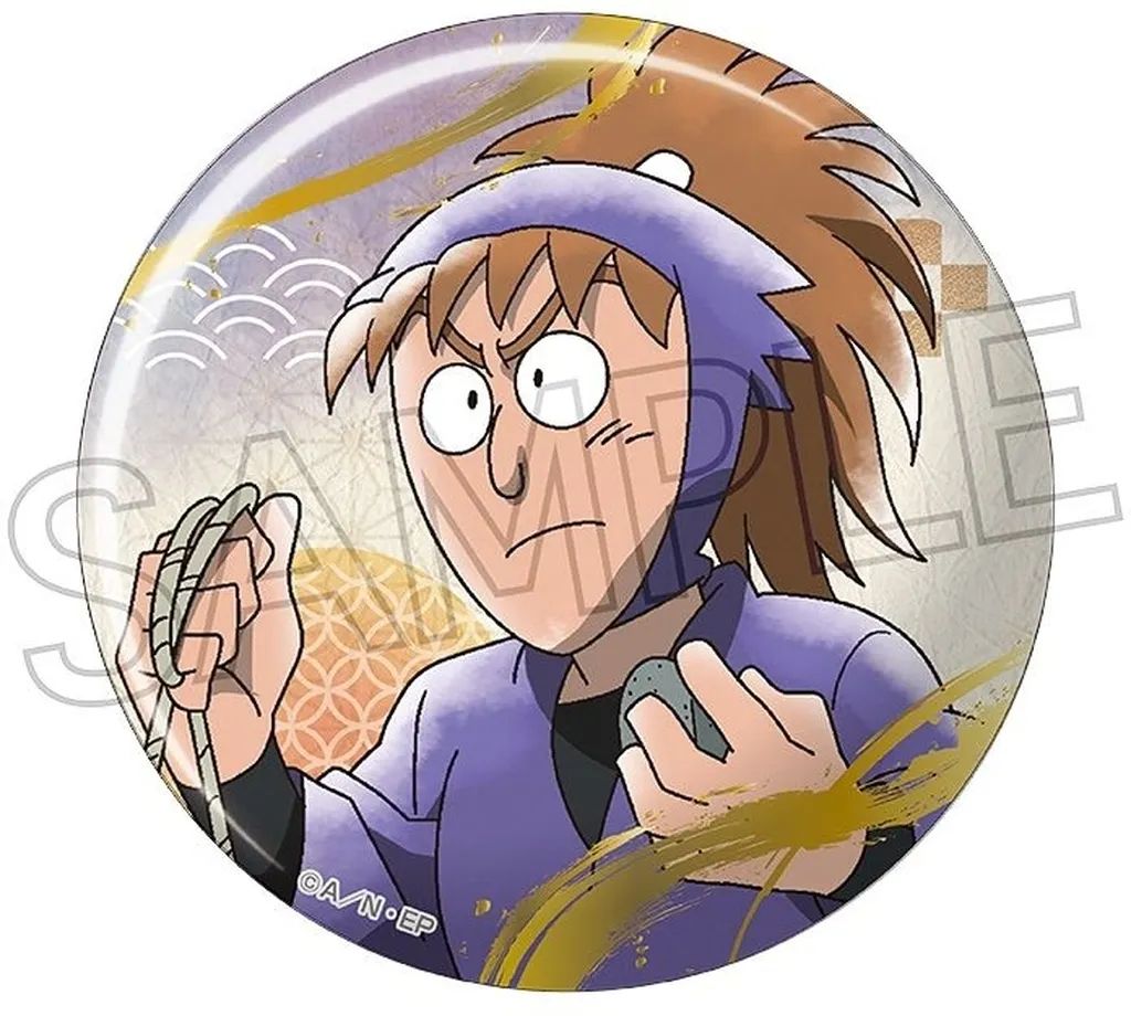 中古】バッジ・ビンズ 不破雷蔵 箔押し缶バッジVol.2 「忍たま乱太郎