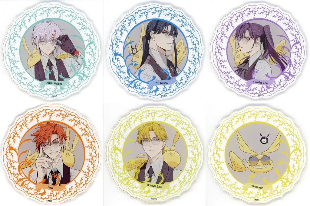 D.Gray-man　カフェ　コースター コースター 全6種セット 「D.Gray-man×THEキャラCAFE トレーディング