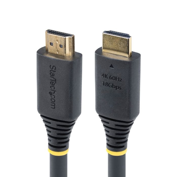 【新品・2営業日で発送】STARTECH.COM HDMI 2.0ケーブル/アクティブ/15m/オス・オス/ブラック(HDMI2-CABLE-4K60-15M)