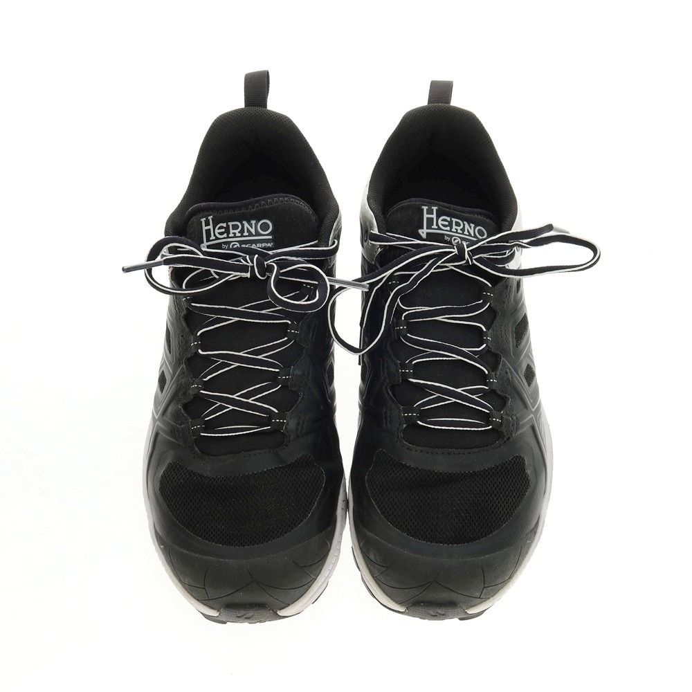 未使用級✨HERNO by SCARPA GORE-TEXスニーカー ブラック 中古】ヘルノ Herno SCARPA GORE TEX スニーカー ブラック【サイズ41