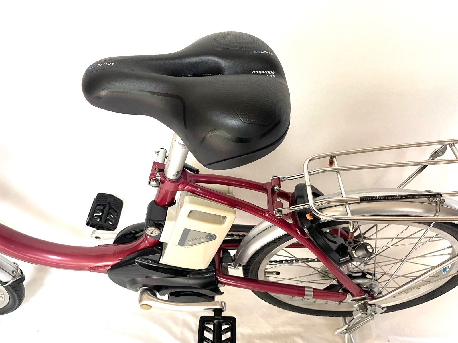 9940【動作確認済】送料無料 Panasonic 電動アシスト自転車 6.6Ah 長 
