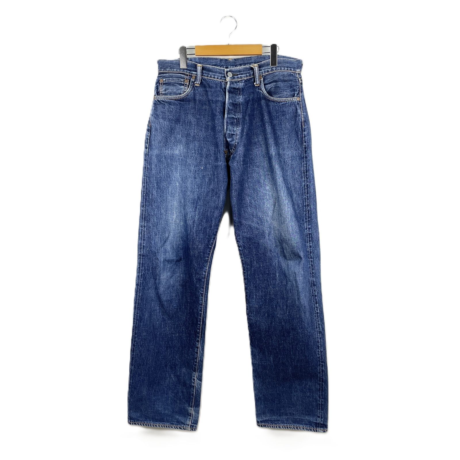 EVISU エヴィス 白カモメ セルビッジ ストレート デニムパンツ