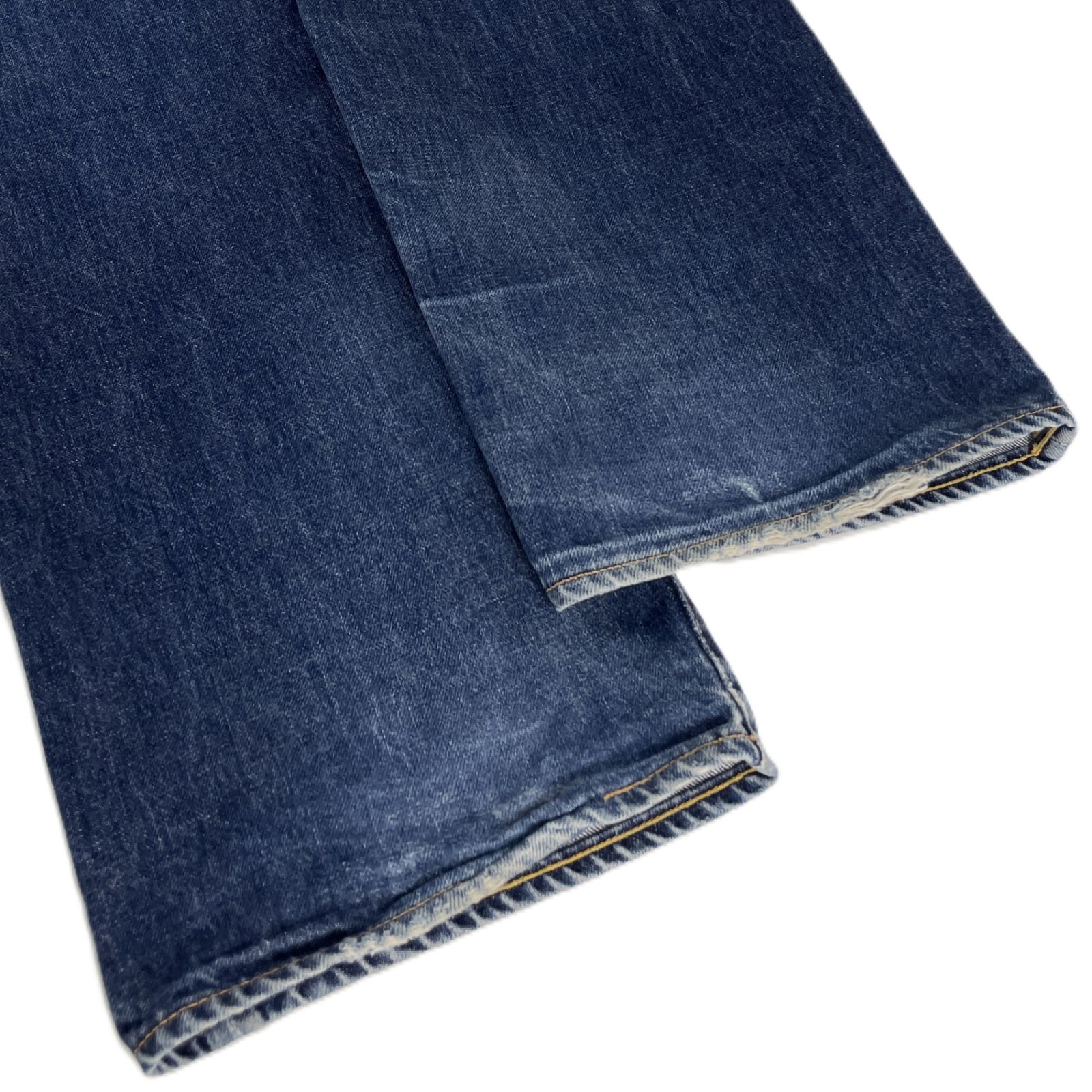 EVISU エヴィス 白カモメ セルビッジ ストレート デニムパンツ