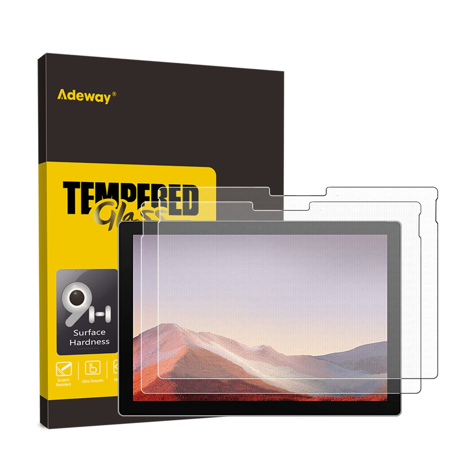 新品 【2枚入り】Adeway Surface Pro 7 + /Surface Pro 7/6/5/4/3 用の 