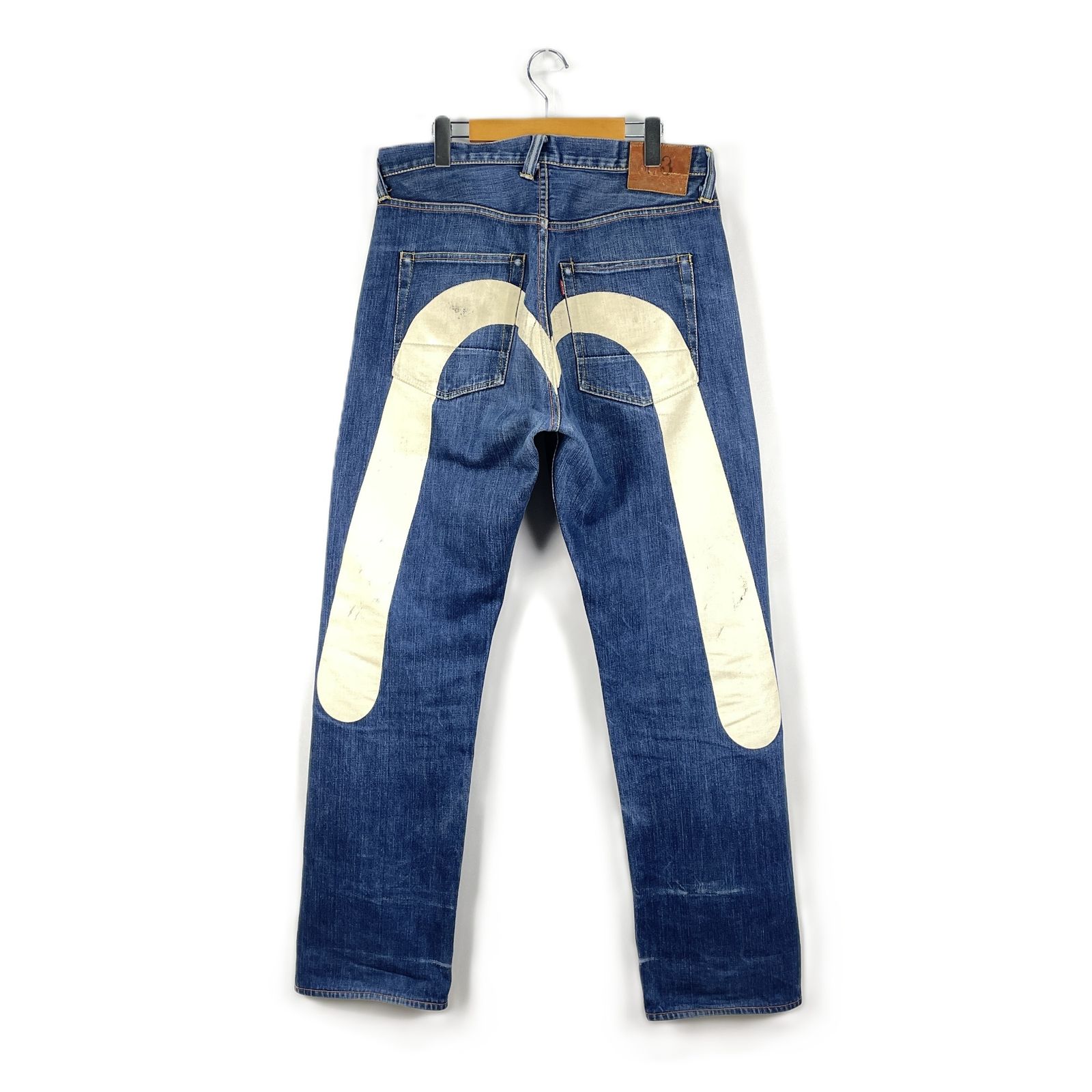 EVISU エヴィス NO.3 ビッグカモメ 白カモメ ストレートデニムパンツ