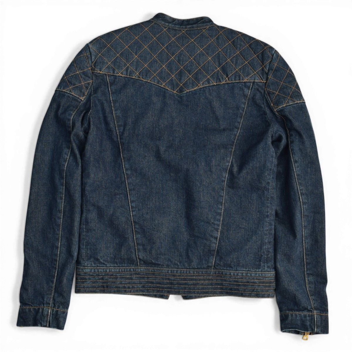 AKM × Wrangler　デニムライダースジャケット(L) Wrangler × AKM ラングラー×エーケーエム デニムライダースジャケット