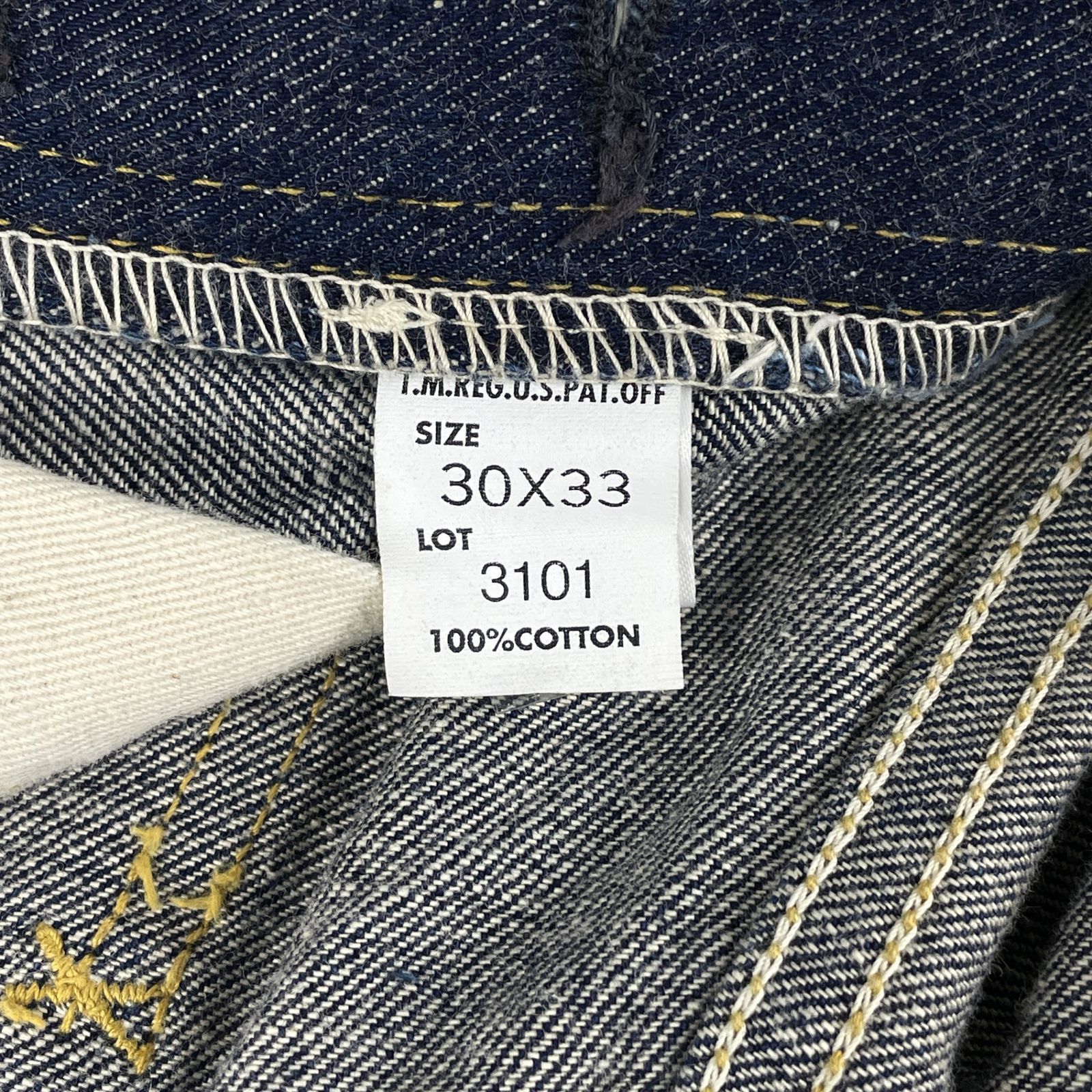 LEE リー LOT.3101 101B COWBOY カウボーイ 1944年復刻モデル センター 
