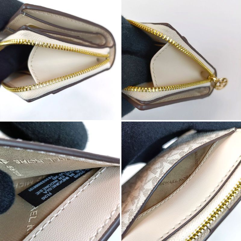 未使用 MICHAEL KORS マイケルコース 二つ折り財布 ホワイト系