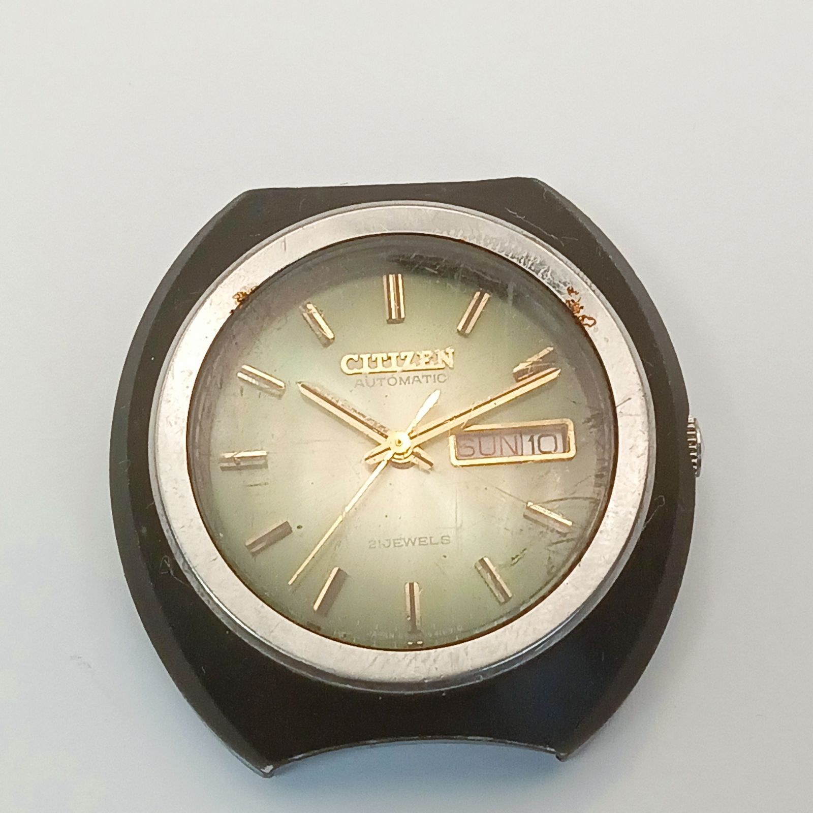 稼働 良品】0407-4 CITIZEN シチズン 4-651081 メンズ腕時計 自動巻き 