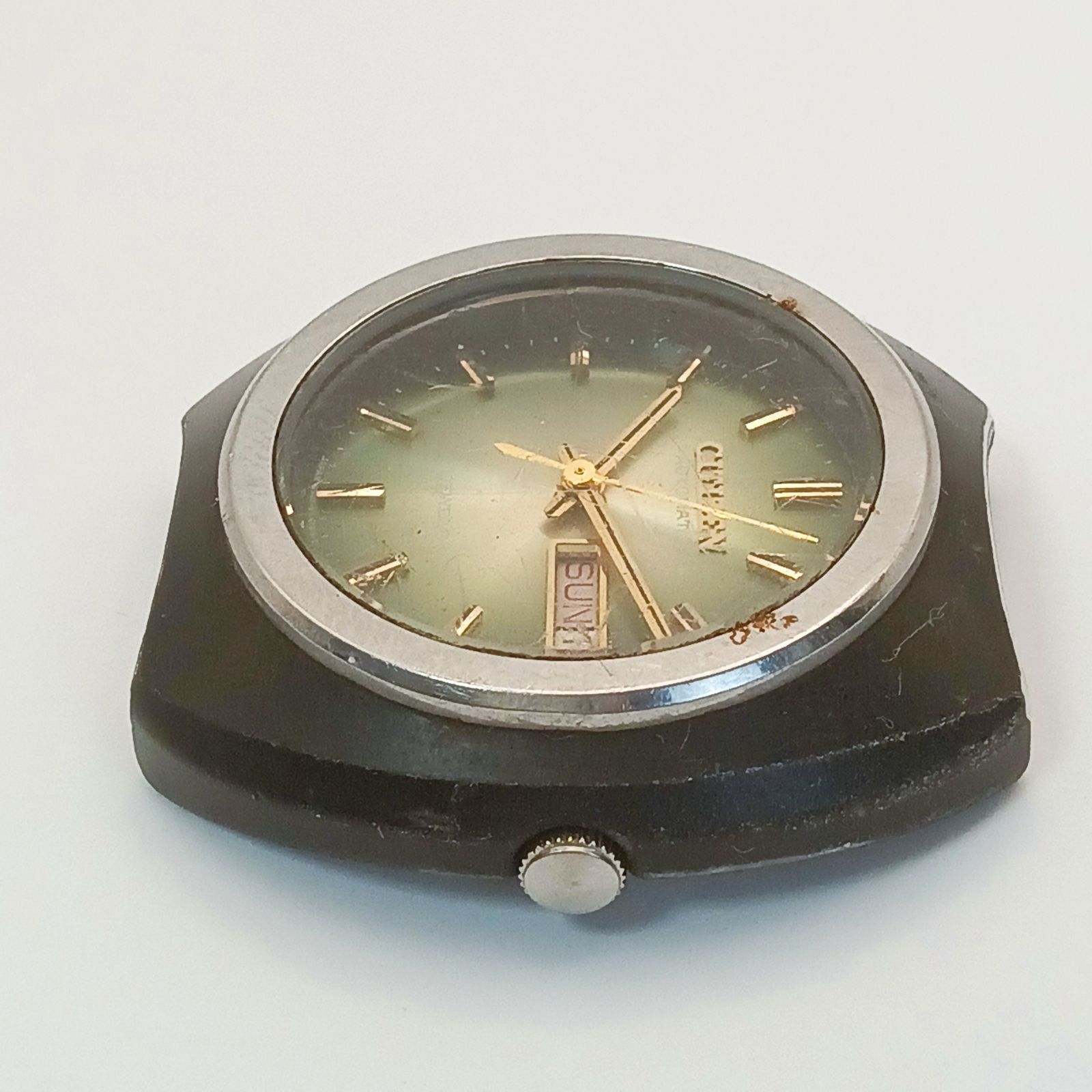 稼働 良品】0407-4 CITIZEN シチズン 4-651081 メンズ腕時計 自動巻き 
