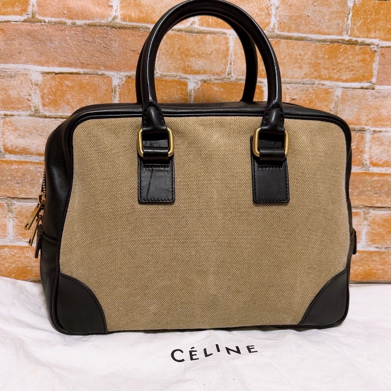 美品) CELINE(セリーヌ)ハンドバッグ - メルカリ