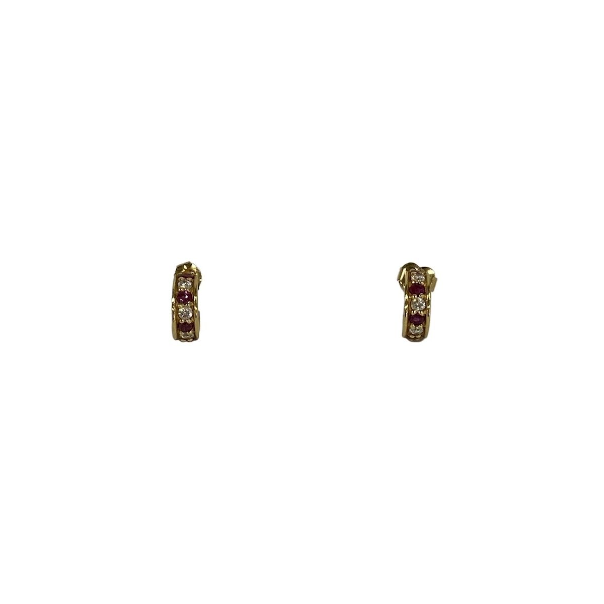 STAR JEWELRY(スタージュエリー) ピアス美品 - K18YG×ダイヤモンド 