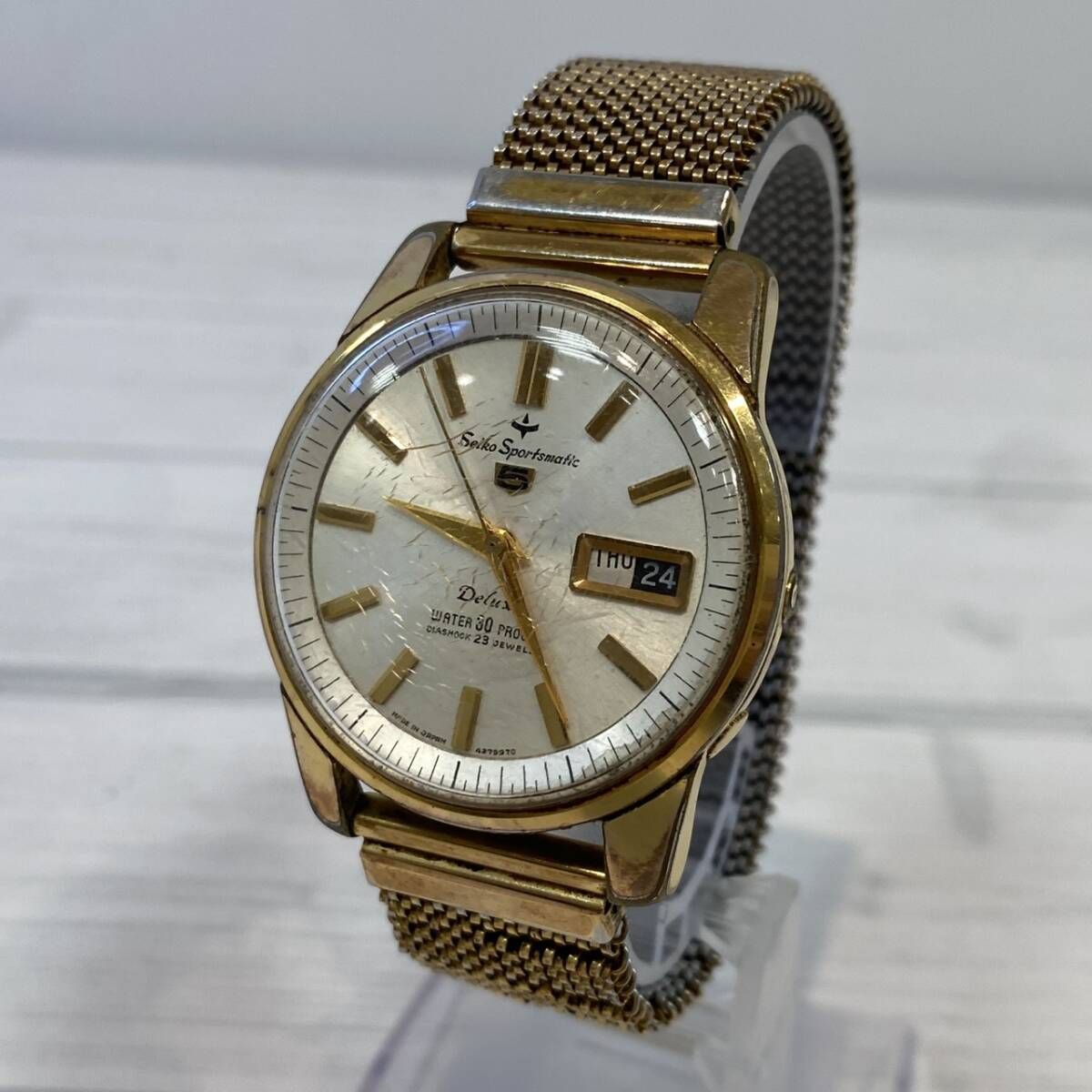 ☆SEIKO セイコー Sportsmatic スポーツマチック 4N02168 ゴールド 
