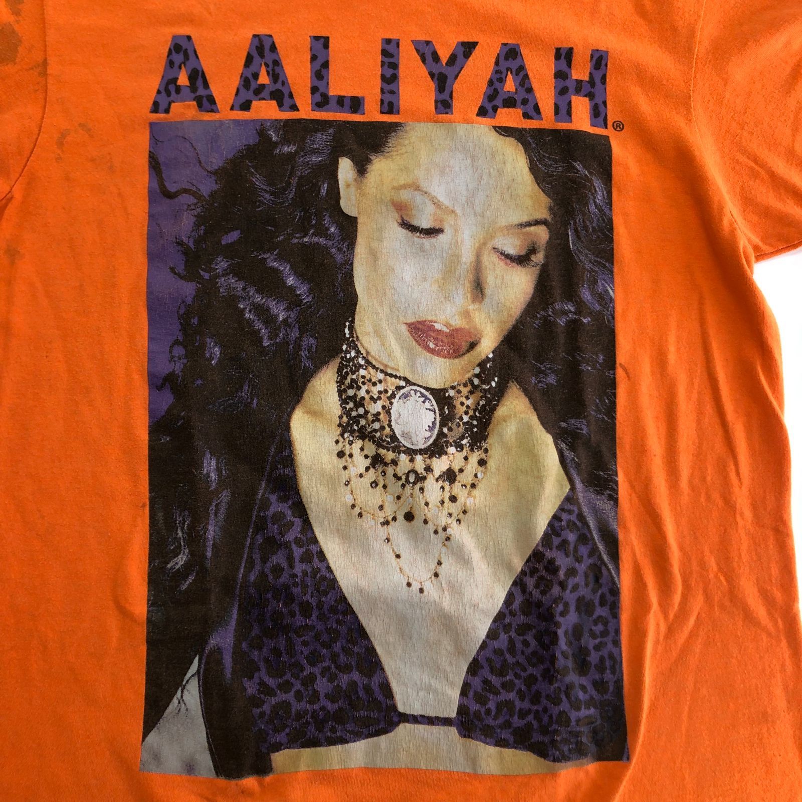 AALIYAH アリーヤ Tシャツ 半袖 HIP HOP TEE ヒップホップ RnB RAP 