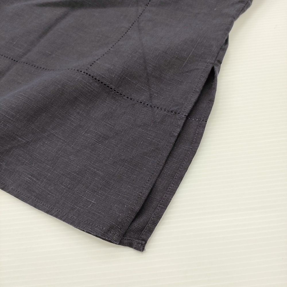 GALERIE VIE フレンチリネン スタンドカラーシャツ 定価33000円 23015101701 ブラウス シャツ 24SS ネイビー レディース ギャルリーヴィー【中古】6-0324S♪ フレンチリネン スタンドカラーシャツ | GALERIE VIE (Women