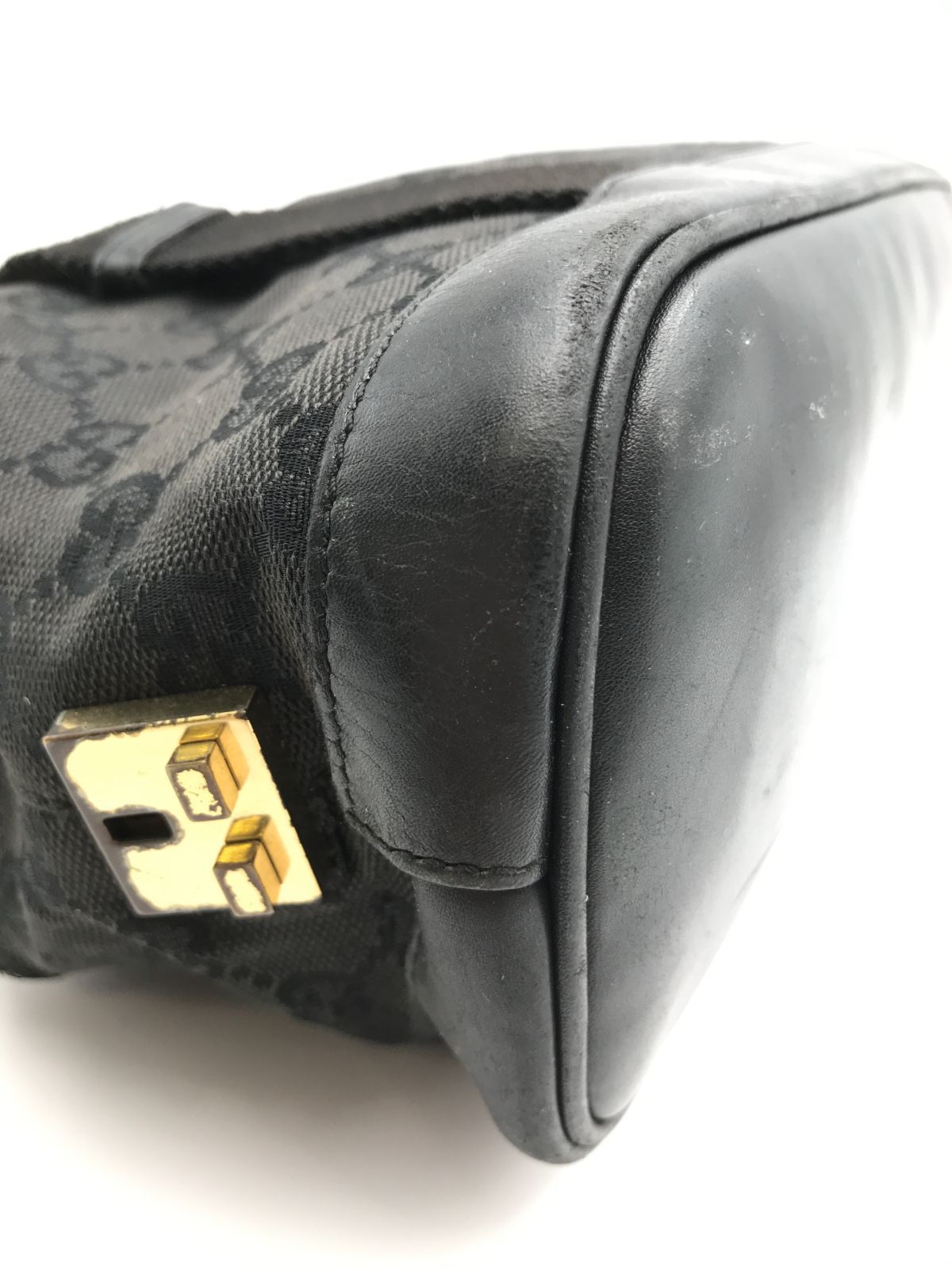 GUCCI グッチ ショルダーバッグ  黒 【古着】【中古】【送料無料】 中古・古着通販】GUCCI (グッチ) ショルダーバッグ ブラック｜ブランド