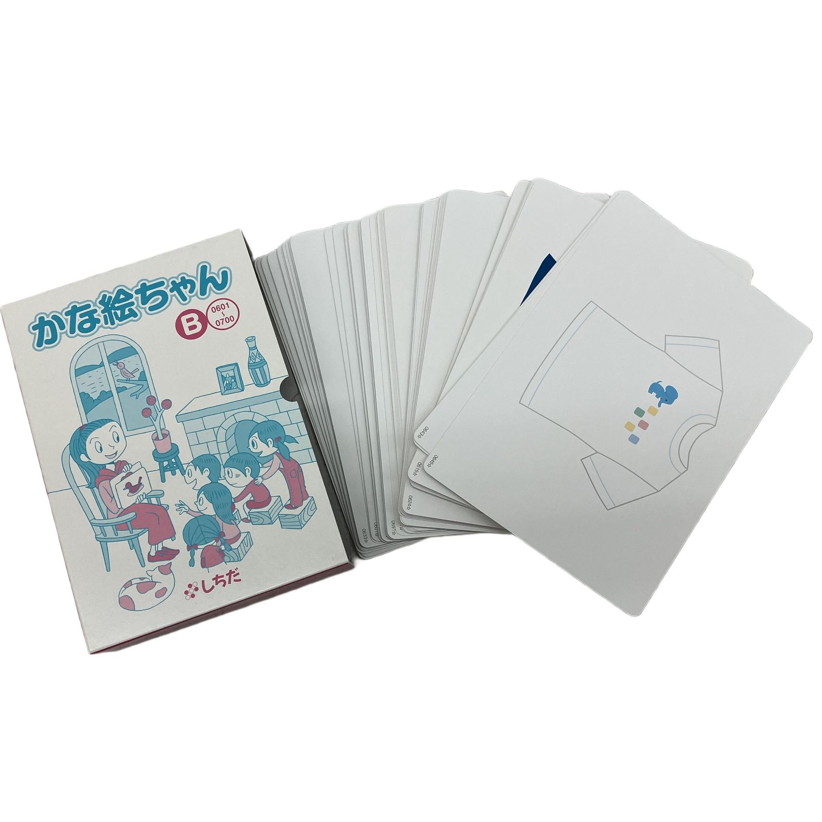 七田式 かな絵ちゃん Bセット フラッシュカード 教材 しちだ 中古
