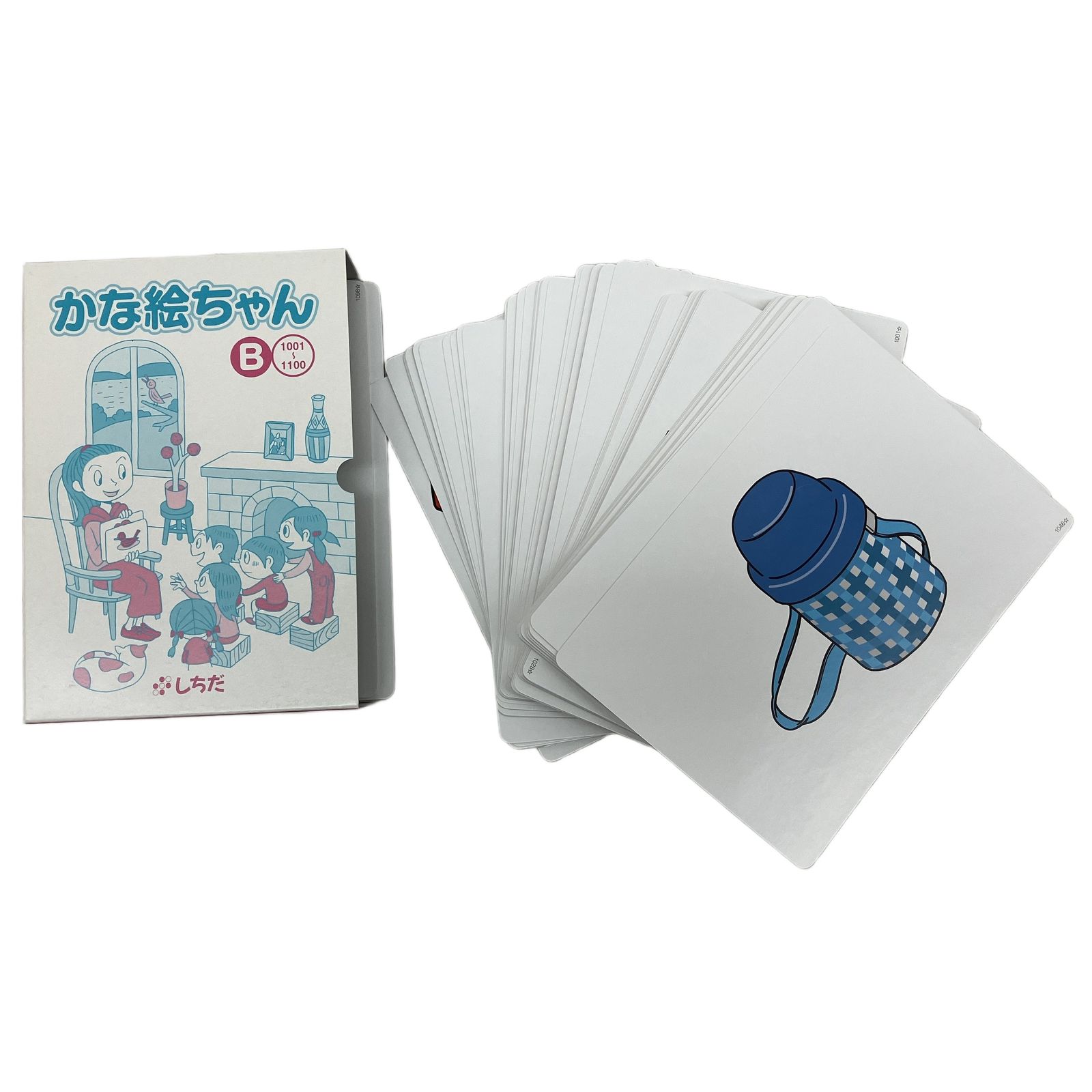 七田式 かな絵ちゃん Bセット フラッシュカード 教材 しちだ 中古