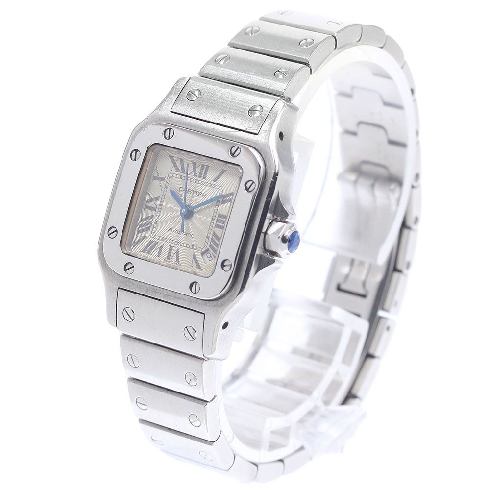 カルティエ CARTIER W20062D6 サントスガルベSM デイト 自動巻き レディース _947310 カルティエ CARTIER W20062D6 サントスガルベSM デイト 自動巻き
