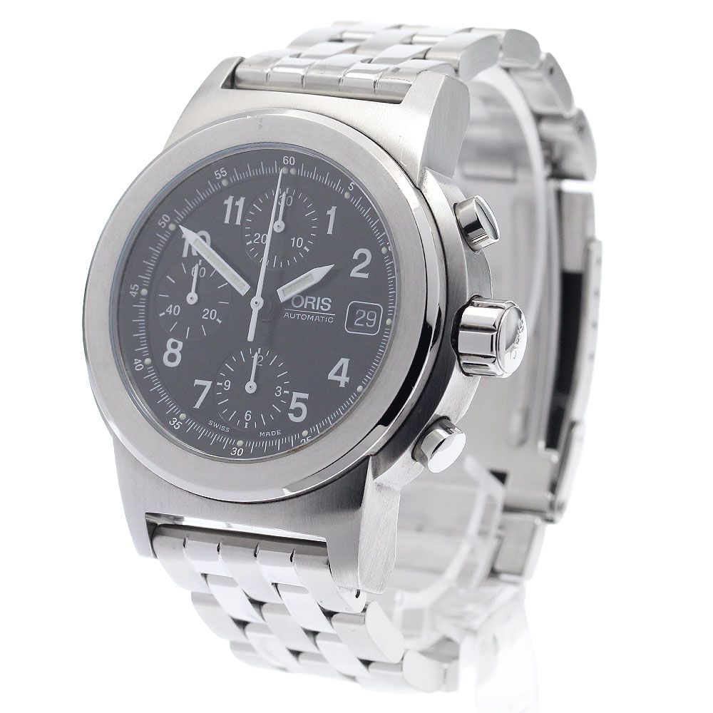 オリス ORIS 7511 ビッグクラウン デイト クロノグラフ 自動巻き