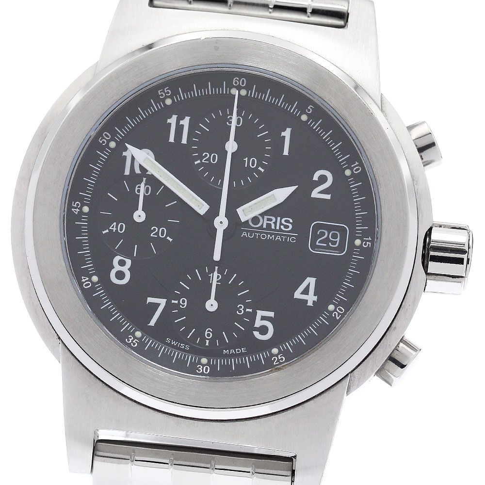 オリス ORIS 7511 ビッグクラウン デイト クロノグラフ 自動巻き メンズ _945871 オリス ORIS 7511 ビッグクラウン デイト クロノグラフ 自動巻き