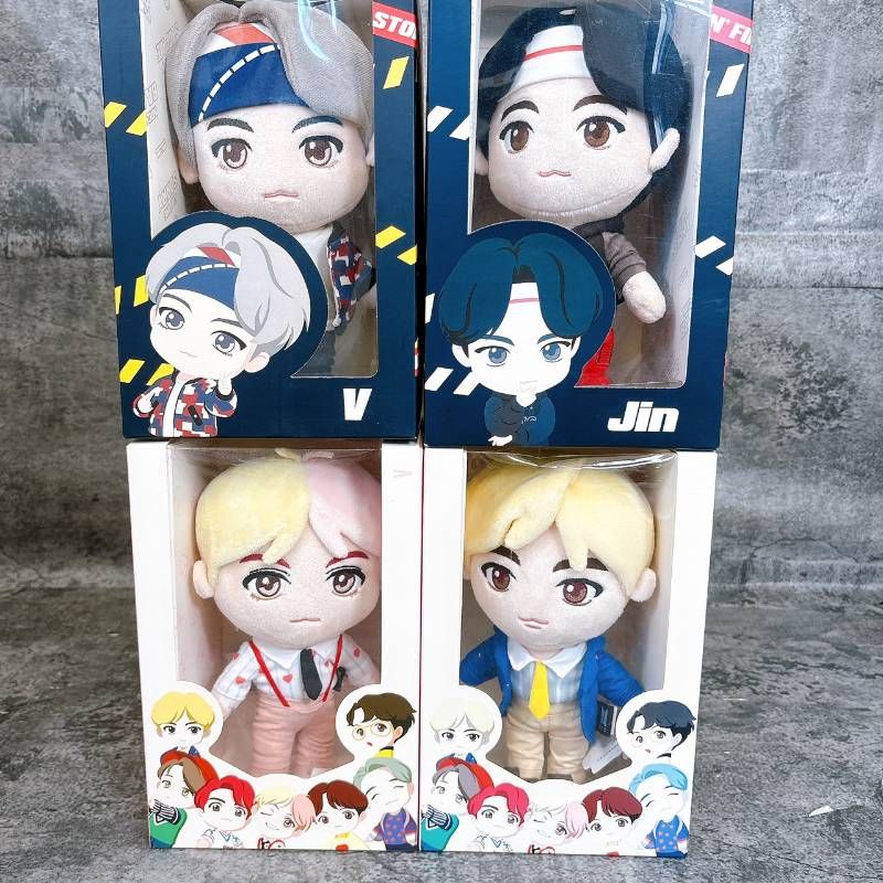 BTS ぬいぐるみ ーセット VとJin Jimin Jungkook まとめ売り 4体 BTS ぬいぐるみ ーセット VとJin Jimin Jungkook まとめ売り 4体