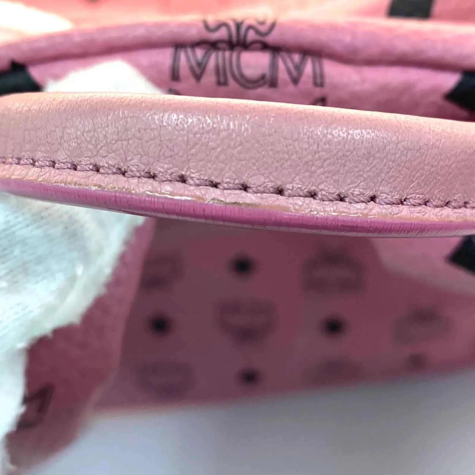 MCM サイドスモール スタッズ ヴィセトス バッグパック リュック