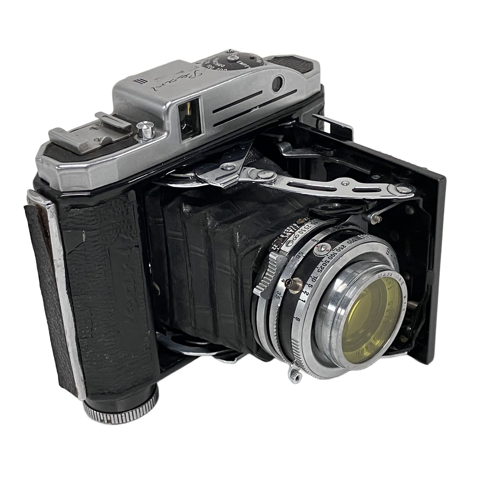 Konica Pearl III Hexar 1:3.5 f=75mm konishiroku フィルム カメラ 