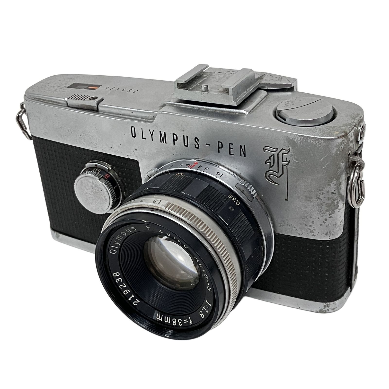 OLYMPUS PEN-F ボディ F.Zuiko Auto-S 38mm 1:1.8 単焦点 標準 レンズ 