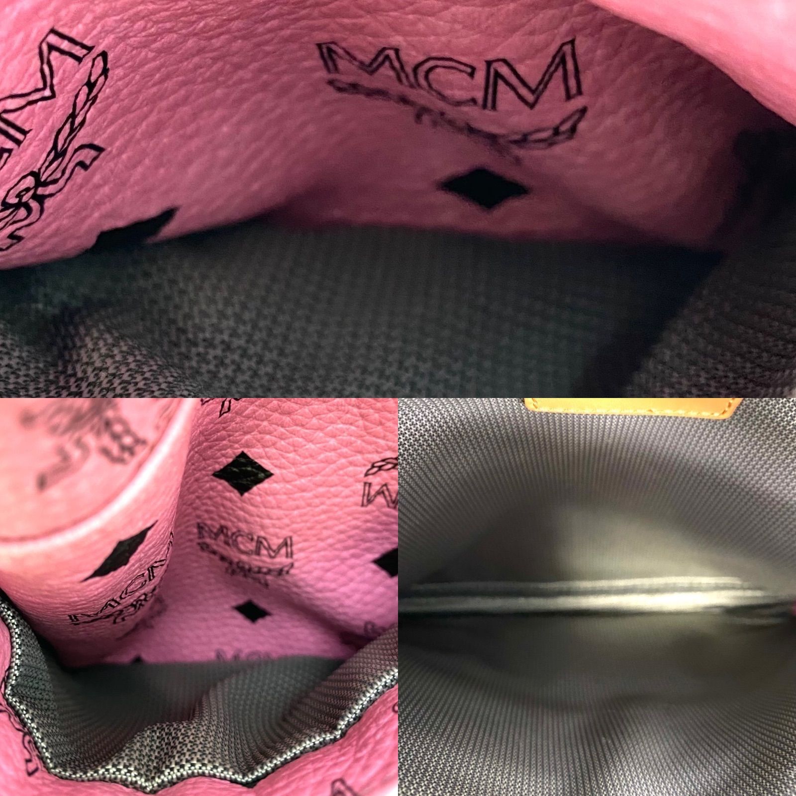 MCM サイドスモール スタッズ ヴィセトス バッグパック リュック 