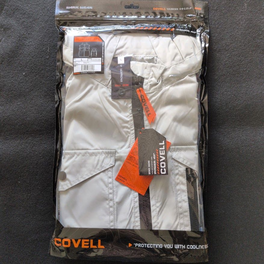 COVELL 空調冷風服 2026夏最新モデル フルセット G1-グレー ハーネス