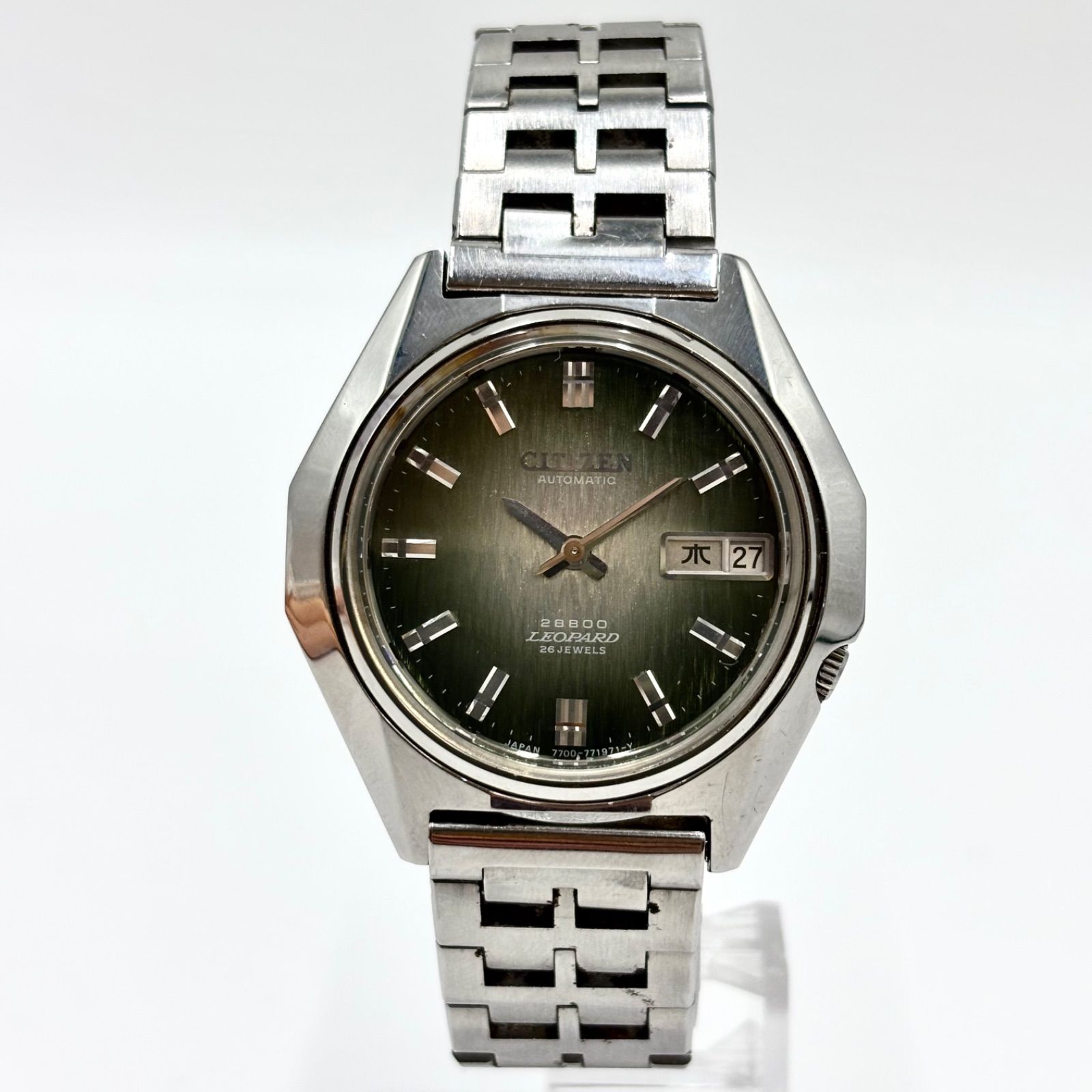 美品/70s】Citizen Leopard シチズン レオパール 腕時計 28800 26石 