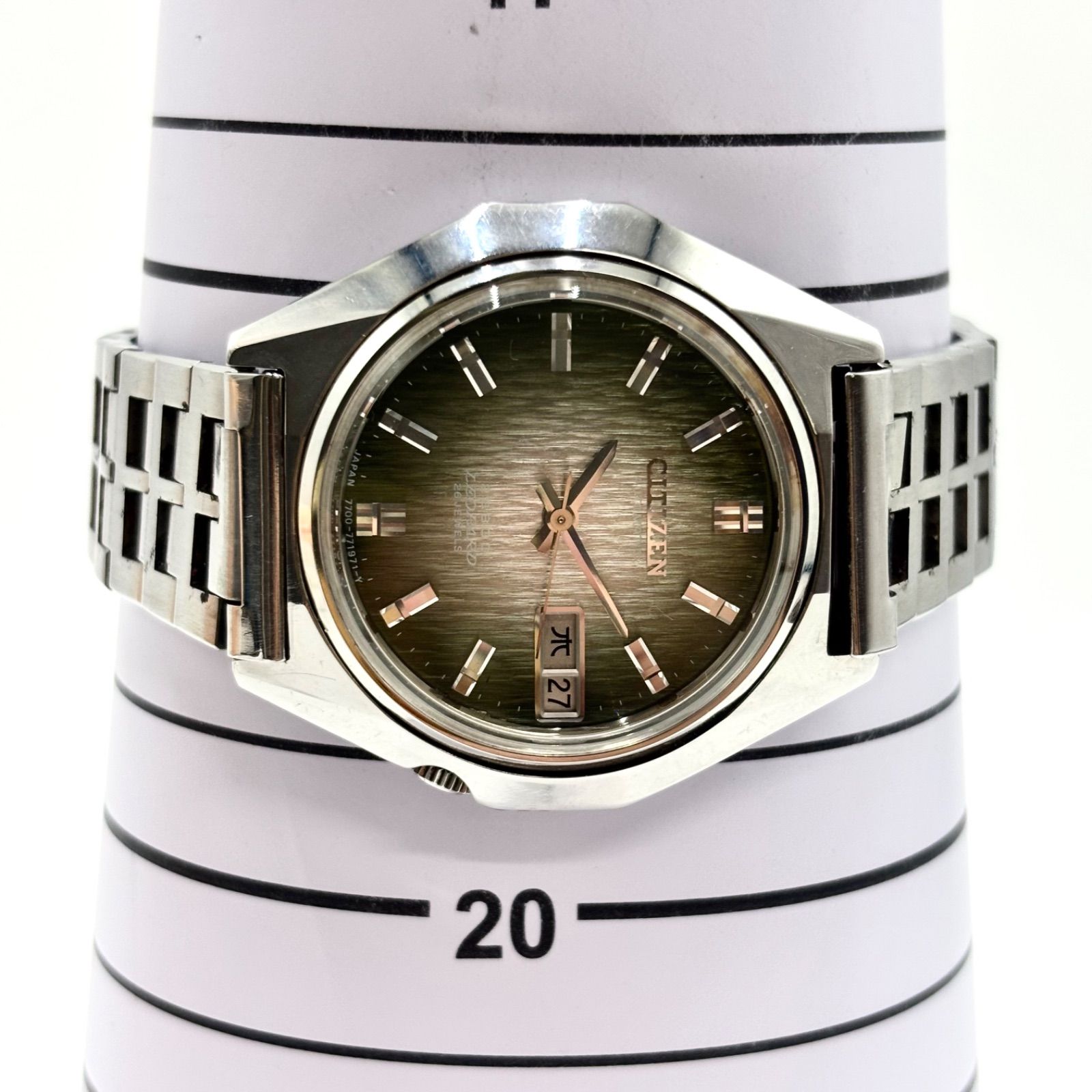 美品/70s】Citizen Leopard シチズン レオパール 腕時計 28800 26石 