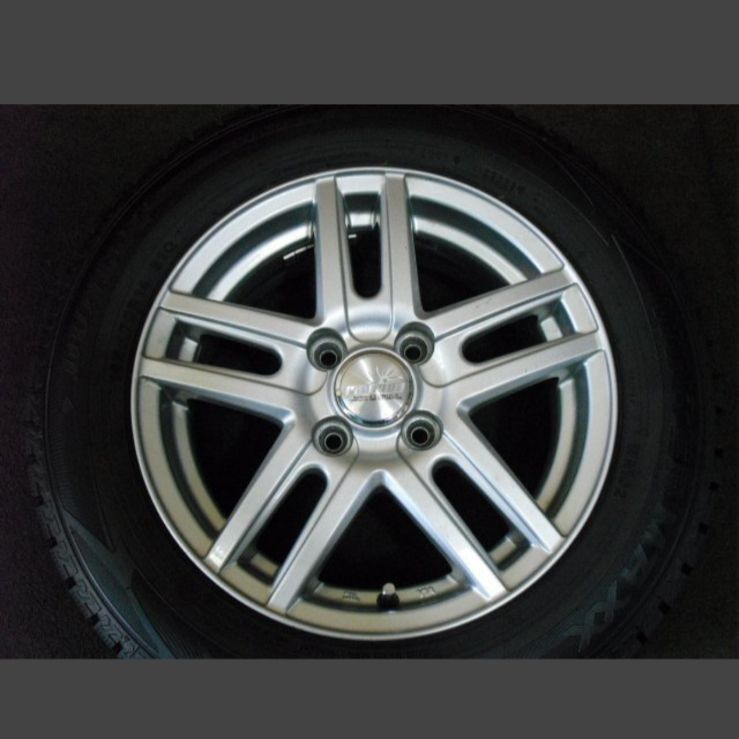T-2175)本州送料無料 超バリ山 23年製 WM02 165/70R14 ヴィッツ 10 