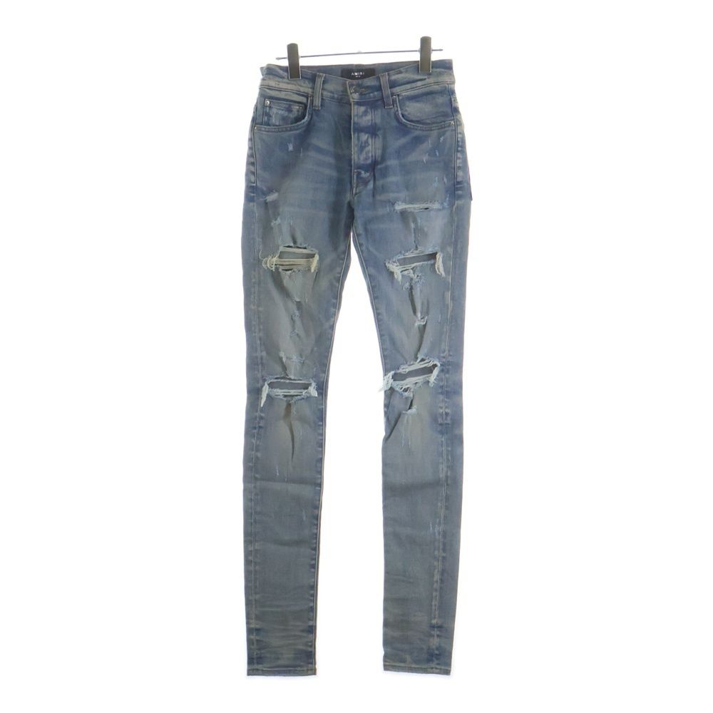 AMIRI (アミリ) 21SS MX1 DAMAGE SKINNY DENIM PANTS SR1XMD005SAMDSI