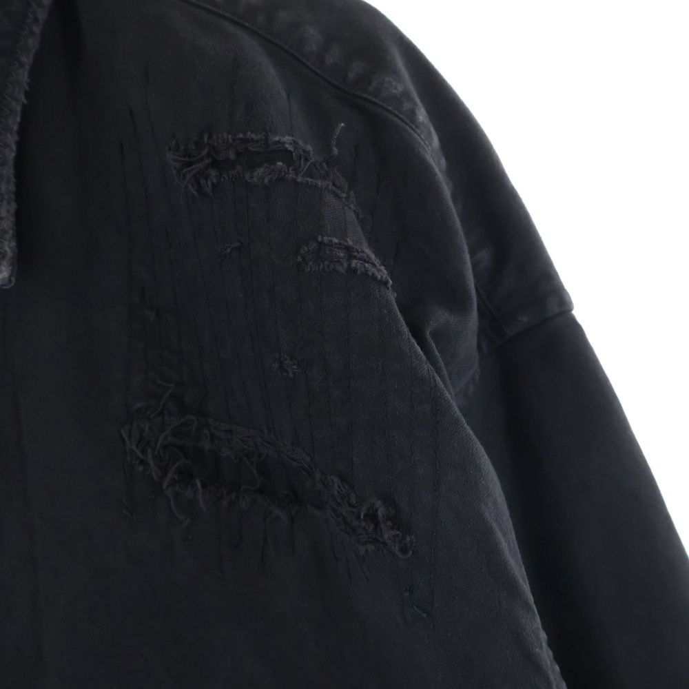 VISVIM (ヴィスヴィム) TRAVAIL SHIRT L/S CRASH クラッシュ加工 長袖