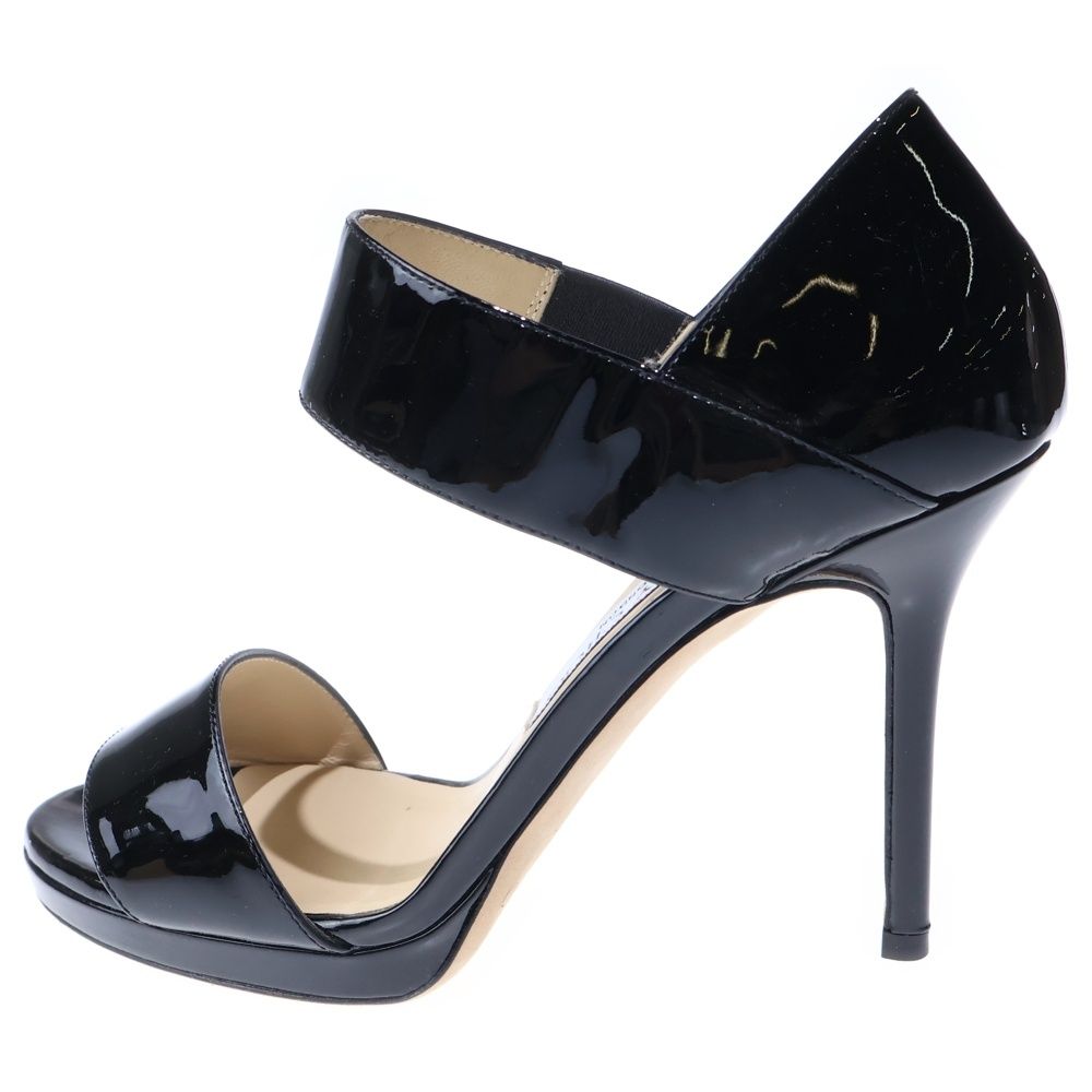 JIMMY CHOO ブラック パテントレザー・パンプス　37 楽天市場】JIMMY CHOO ジミーチュウ パテントレザー ヒールパンプス 37