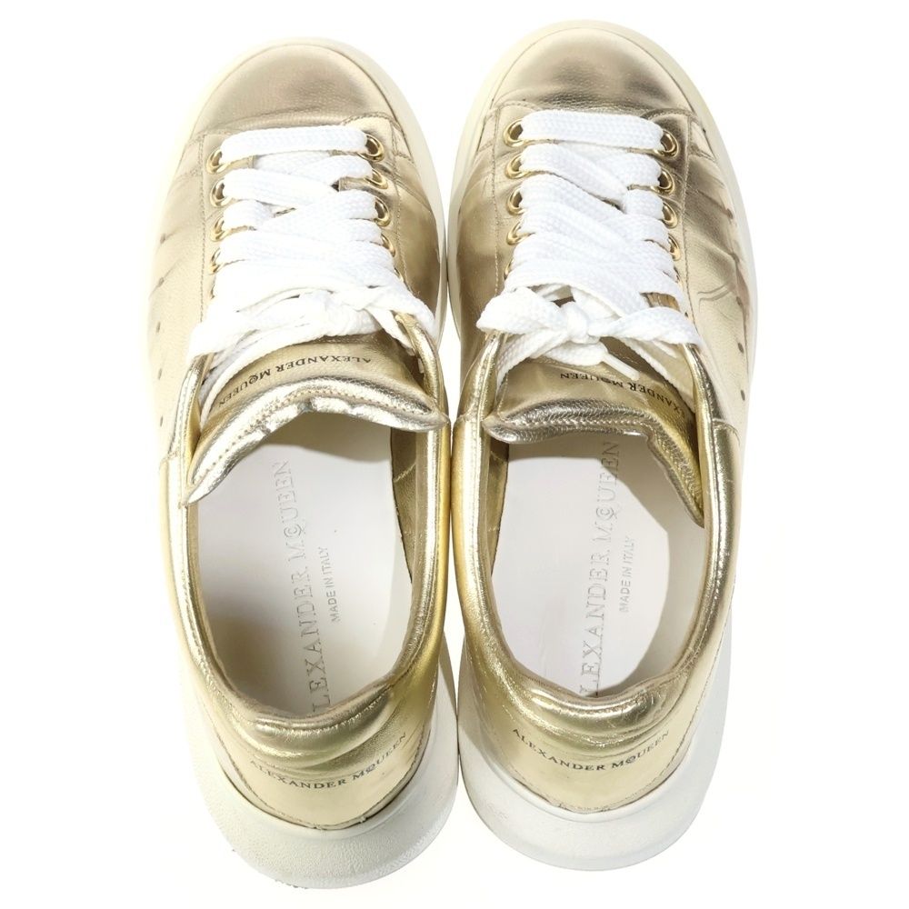 Alexander McQueen (アレキサンダーマックイーン) メタリック レザー
