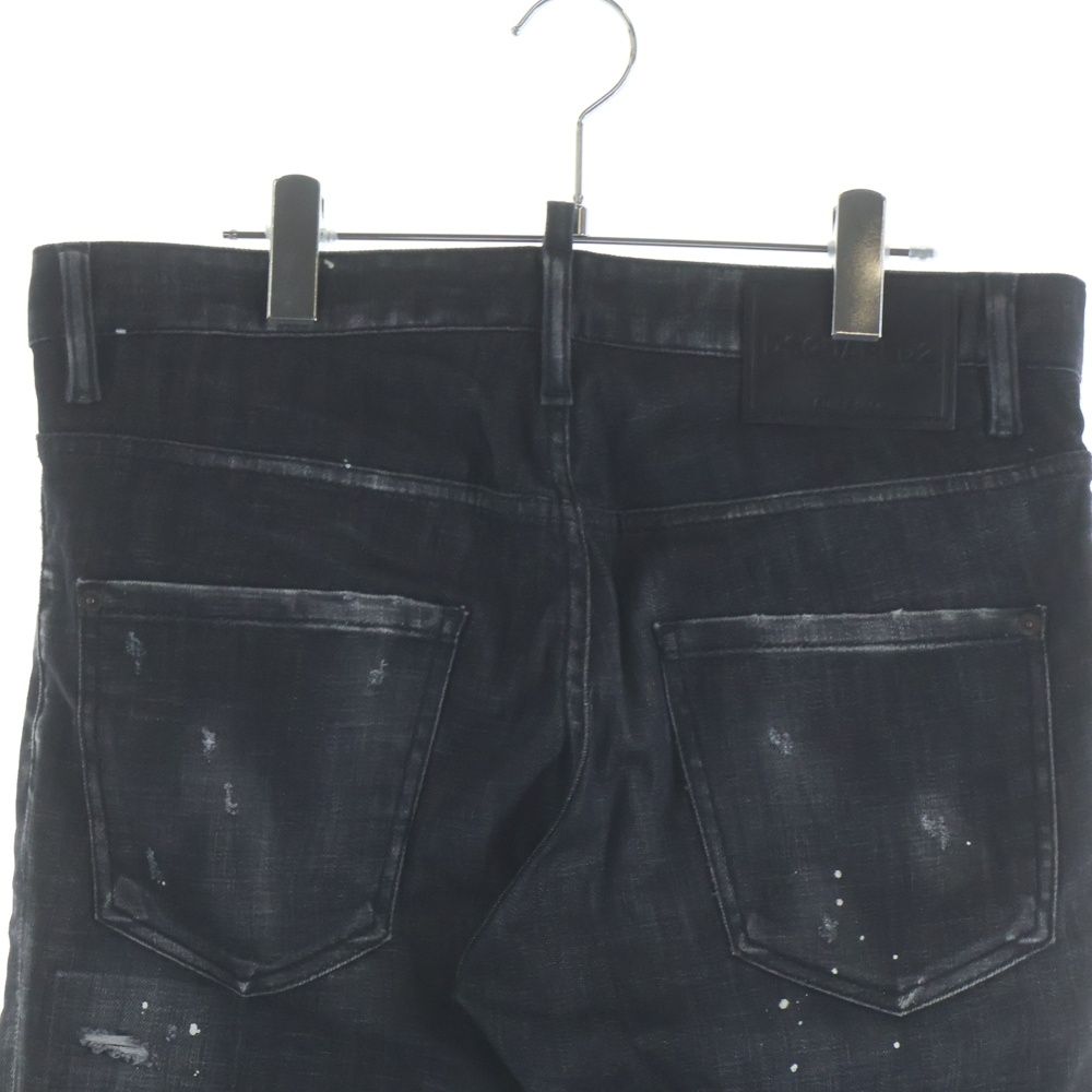 DSQUARED2 (ディースクエアード) 22AW ペイント加工 スキニーデニム