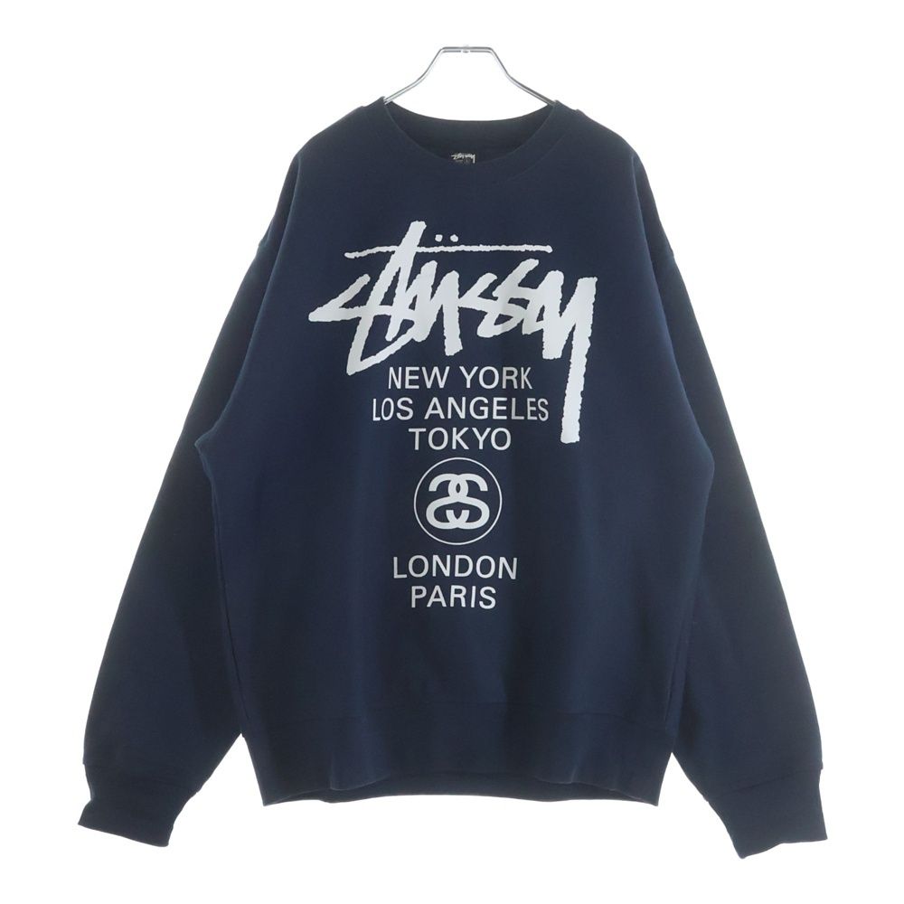 STUSSY (ステューシー) World Tour Crewneck ワールドツアー クルー 
