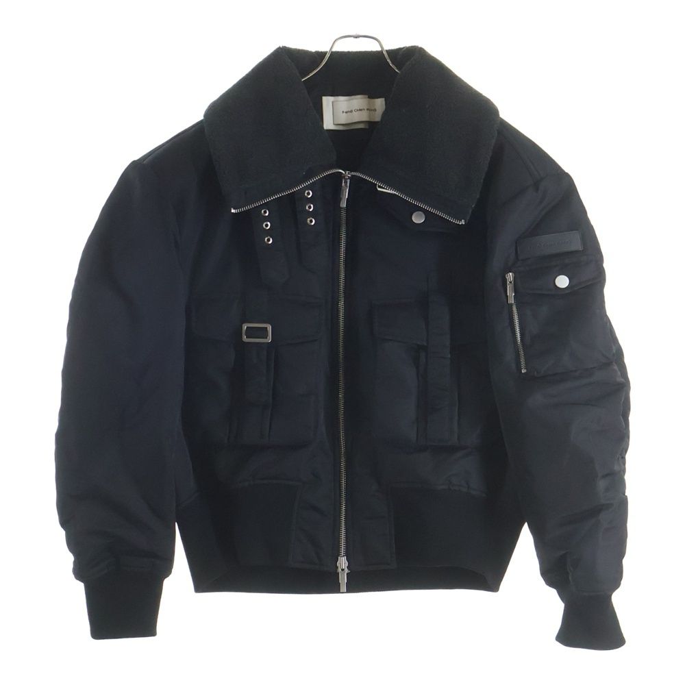 Feng Chen Wang フェン チェン ワン Flight Cargo Jacket フライト カーゴジャケット ブルゾン ブラック FUF18JK11B メンズ Feng Chen Wang (フェン チェン ワン) Flight Cargo Jacket