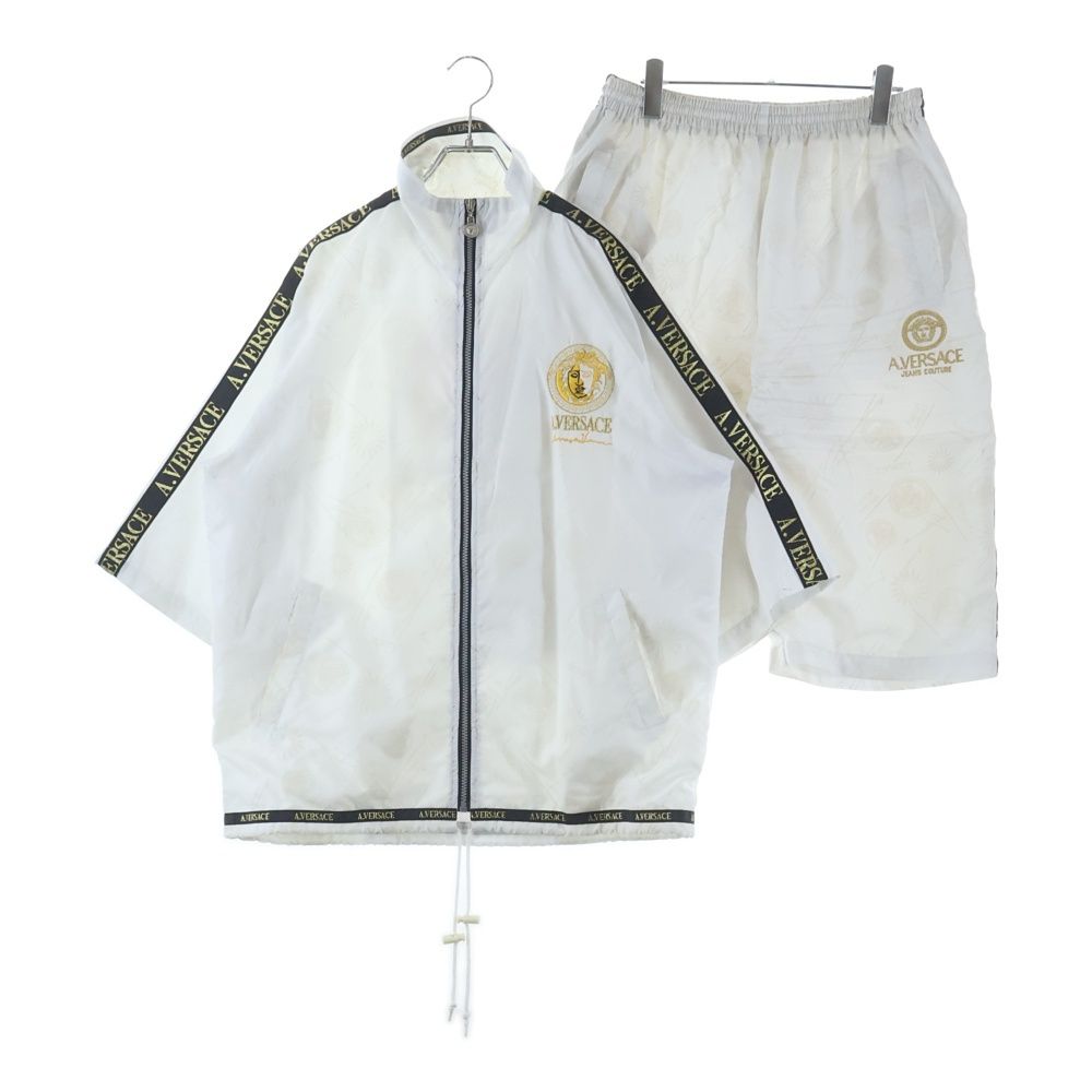 ヴェルサーチ ナイロン セットアップ 半袖(七分丈) Lサイズ 美中古