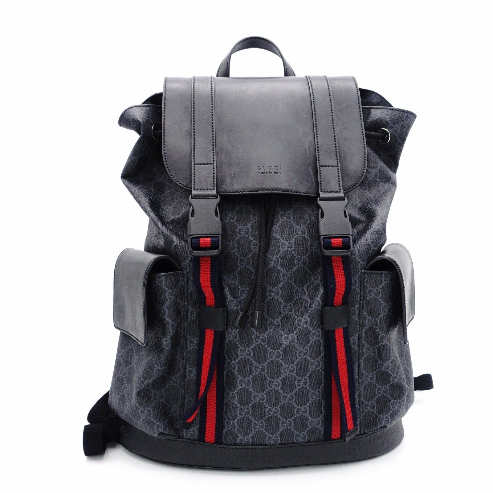 GUCCI グッチ ソフト GGスプリーム リュック バックパック ブラック 