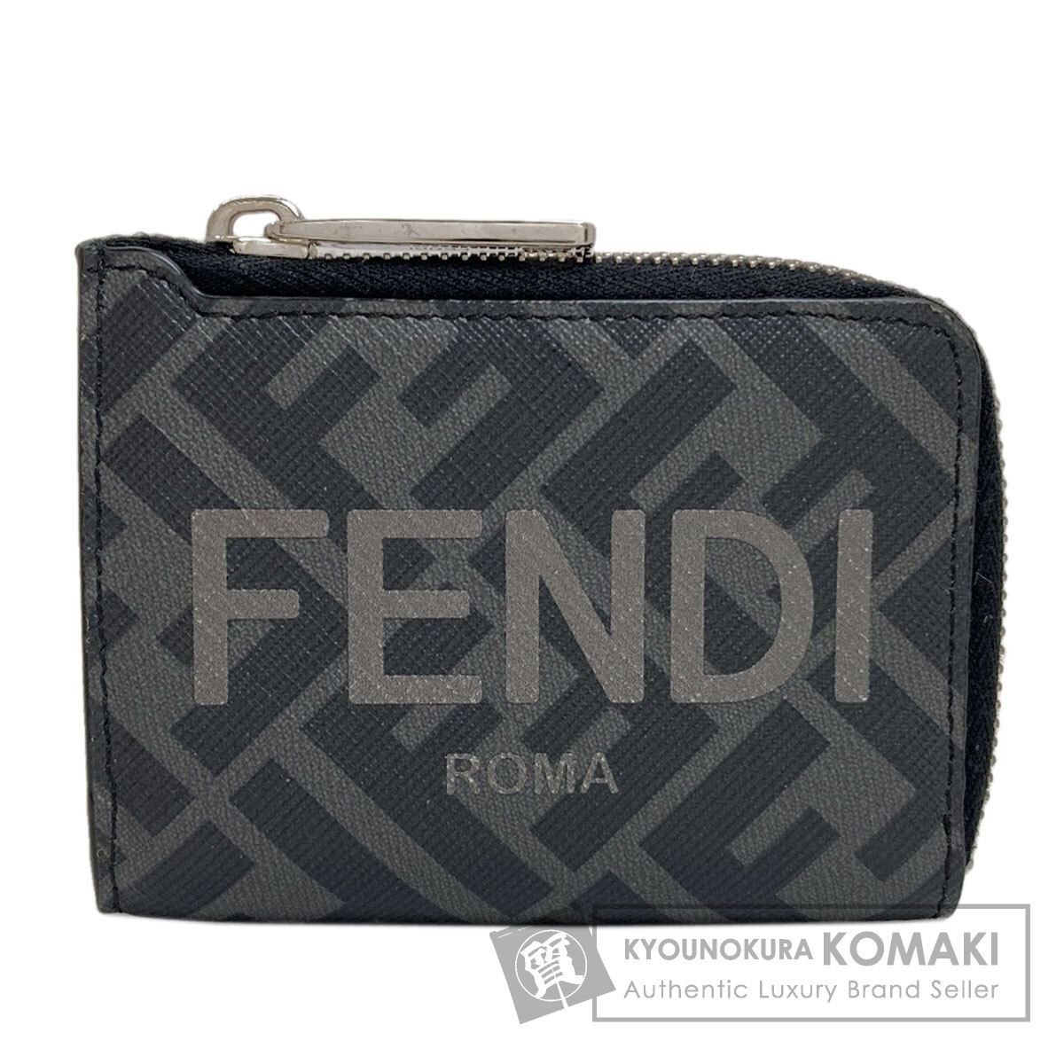 FENDI フェンディ ズッカ柄 コインケース PVC レディース [中古 