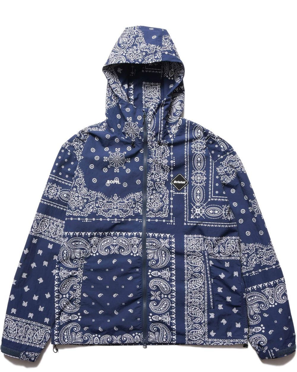 F.C.Real Bristol BANDANA NYLON HOODED BLOUSON ジャケット FCRB