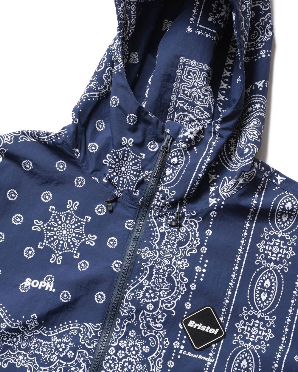 F.C.Real Bristol BANDANA NYLON HOODED BLOUSON ジャケット FCRB