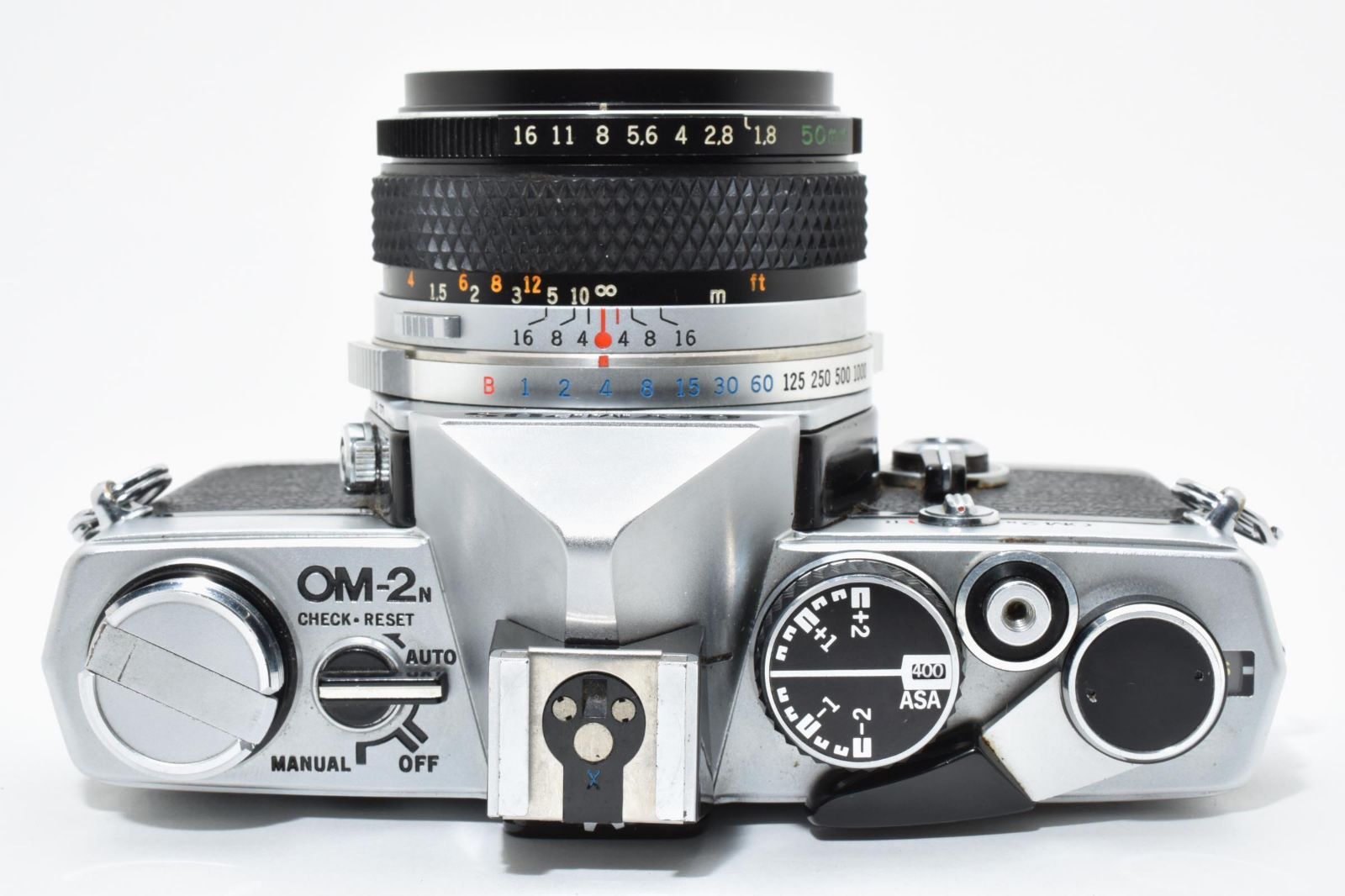 6228 【良品】 Olympus Om-2N Slr Film Camera Auto-S F.Zuiko 50mm F1