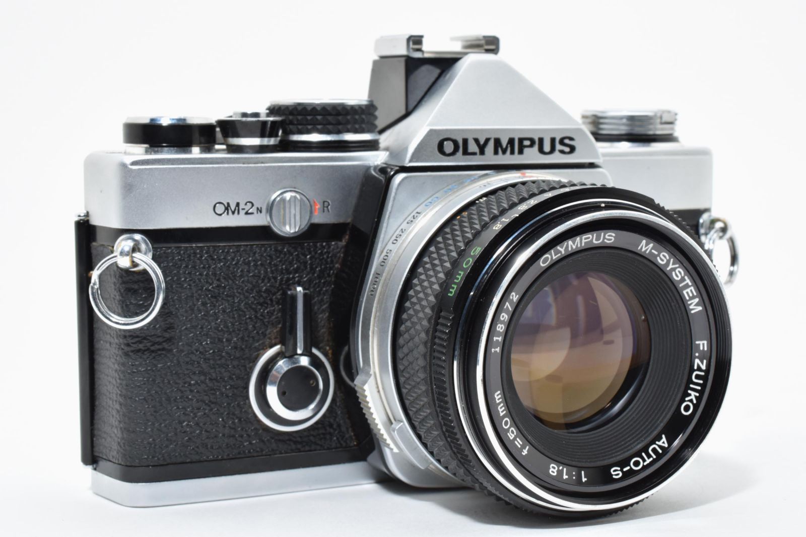 超美品 OM-2N シルバー 50mm f1.8 モルト新品交換済 M863 【公式通販】