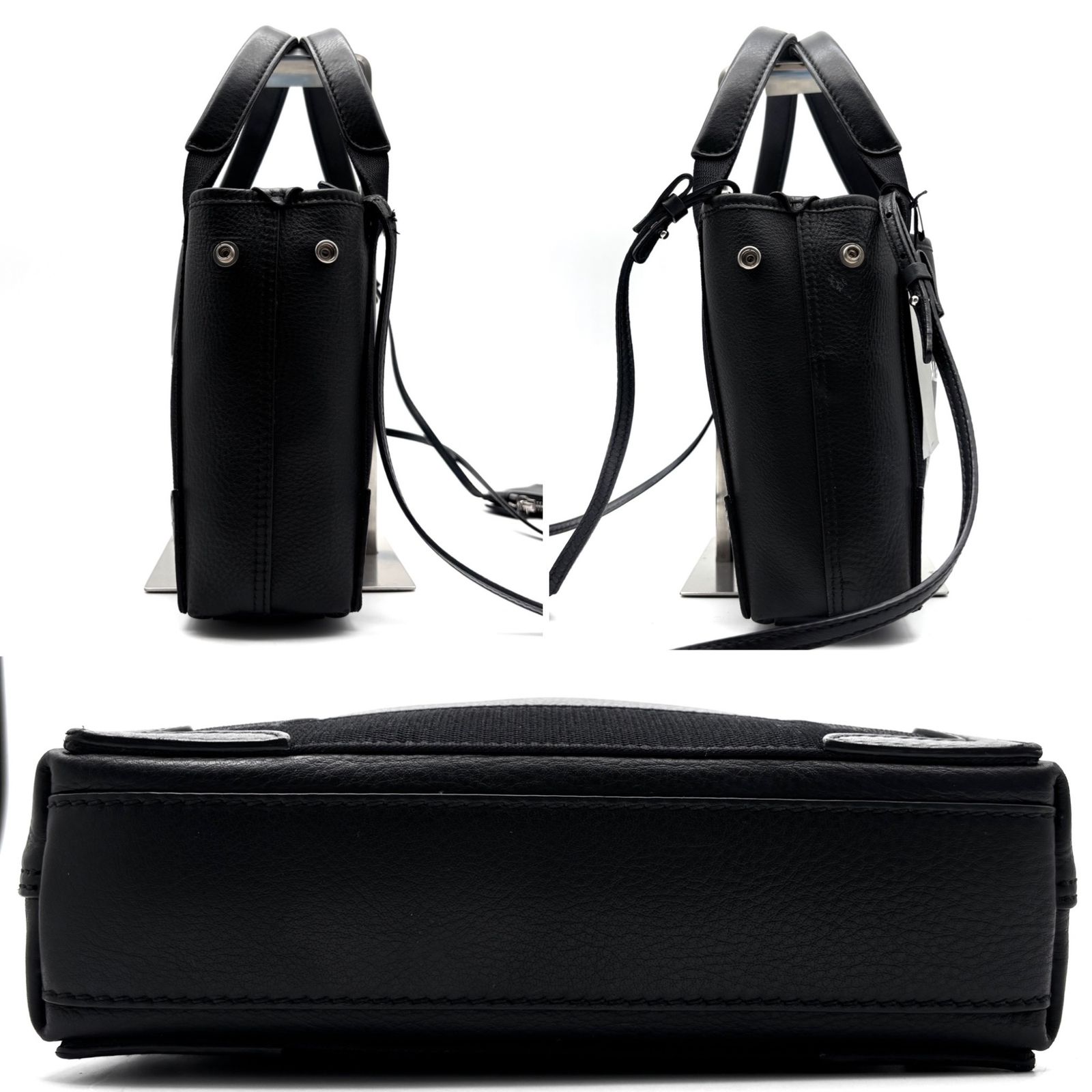 美品 BALENCIAGA バレンシアガ ネイビー カバス XS トートバッグ 