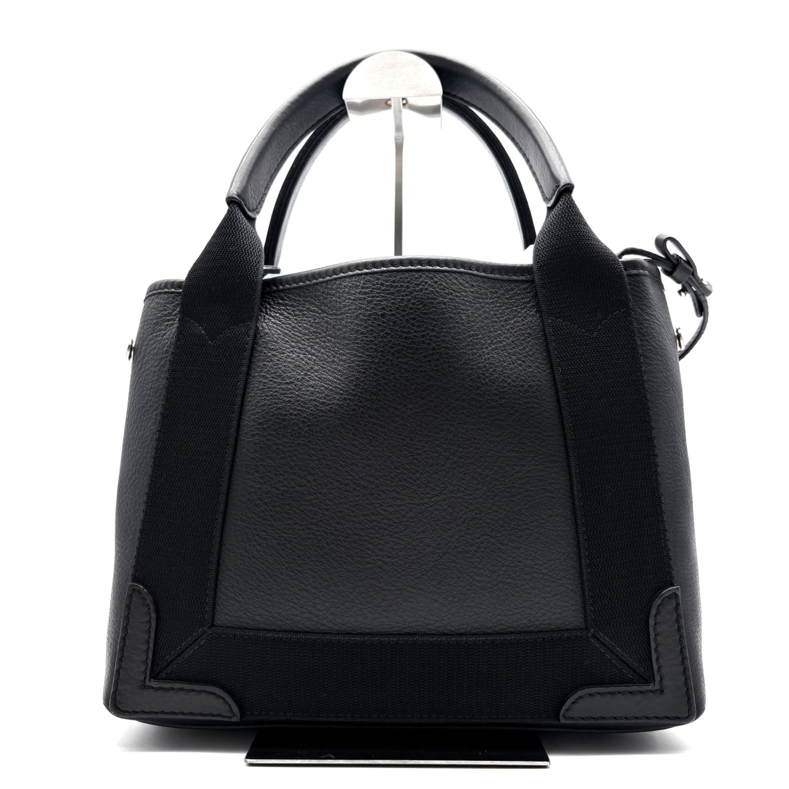 美品 BALENCIAGA バレンシアガ ネイビー カバス XS トートバッグ 